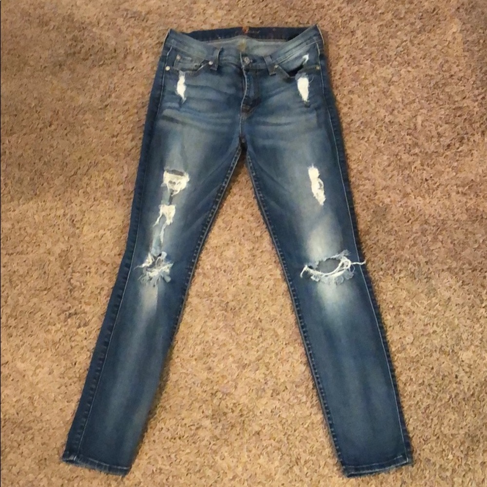 7 For All Mankind ankle denim